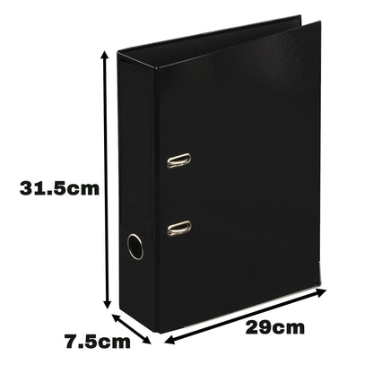 10 x A4 Lever Arch Files, Folders - Office Folder, Back To School Files 10 Pack Lever Arch Folder - Stationary Document Storage