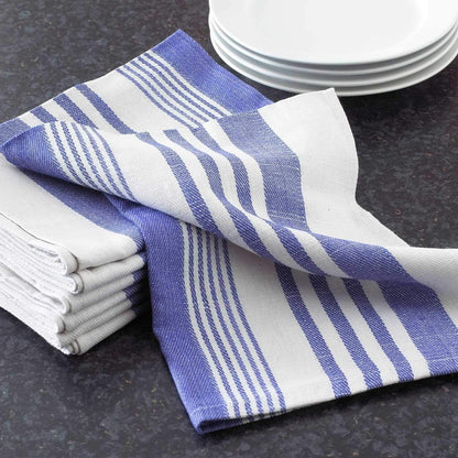 Pack of 10 Aston Large Tea Towel Dish Towels 100% Cotton Kitchen Towels, Bar Towels and Tea Towels 50cm x 70 cm