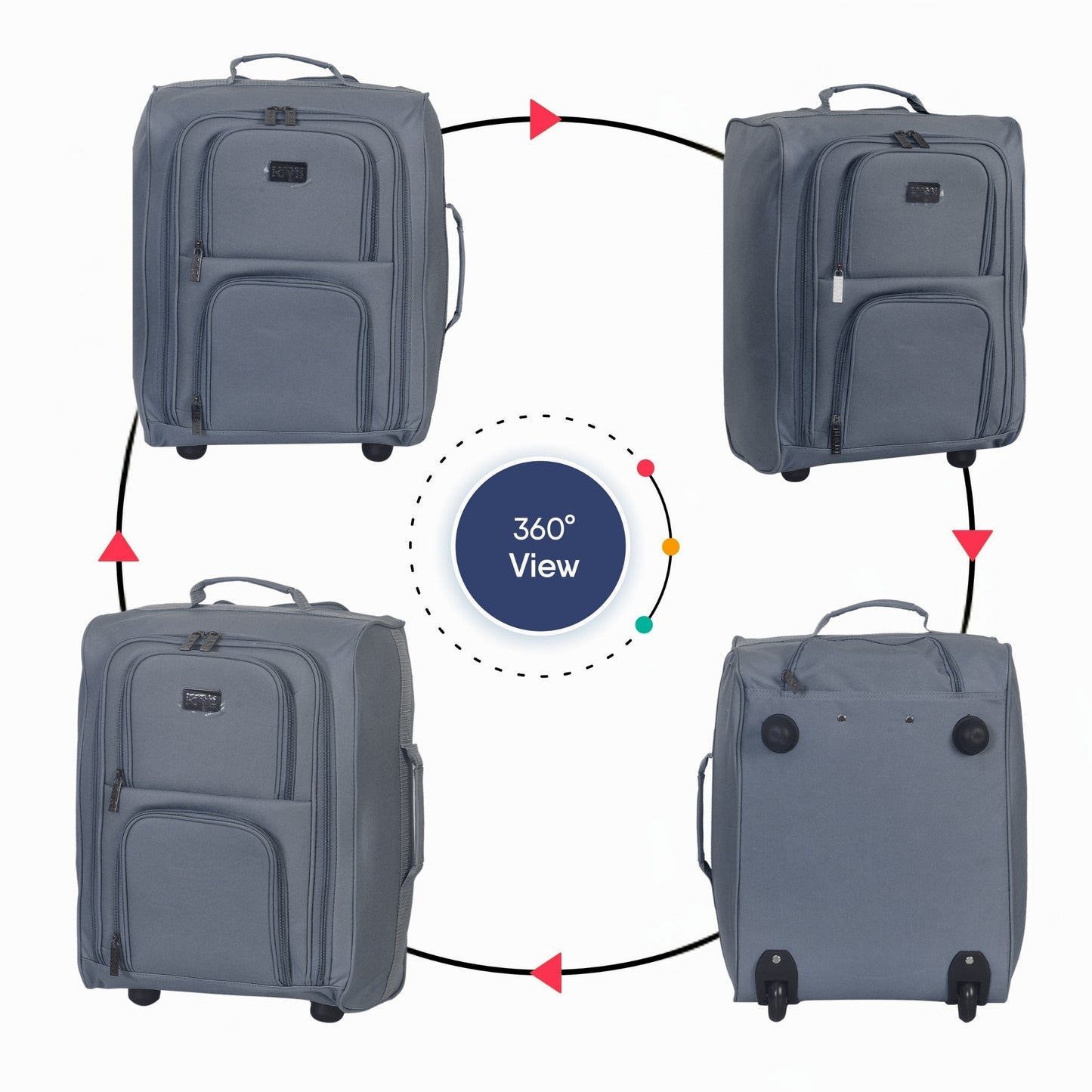 Ryanair Cabin Bag 45x35x20cm Easy Jet Under Seat Hand Luggage Suitcase Carry bag