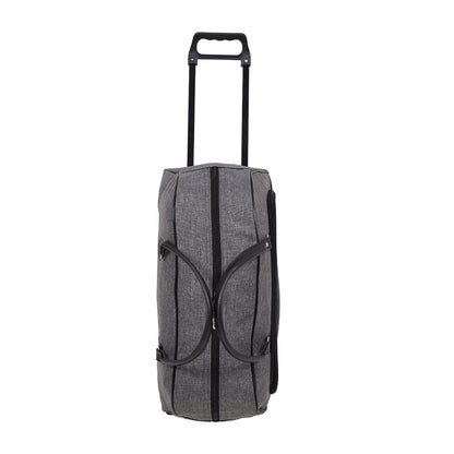 Foldable Wheeled Travel Duffel Bag, Large Capacity Rolling Handheld Luggage for Family Vacations, Outdoor, and Short Trips, Easy - To - Carry Tote with Durable Build