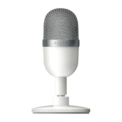 Razer Seiren Mini Condenser USB Microphone for Streaming, Podcasts & Video Calls | Ultra-Compact Desktop Microphone with Super Cardioid Characteristic | Integrated Shock Mount & Stand | Plug-And-Play Via USB | Clear Voice Recording Without Interference