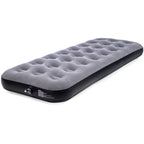 Air Bed with Single Pump Flocked Inflatable Camping