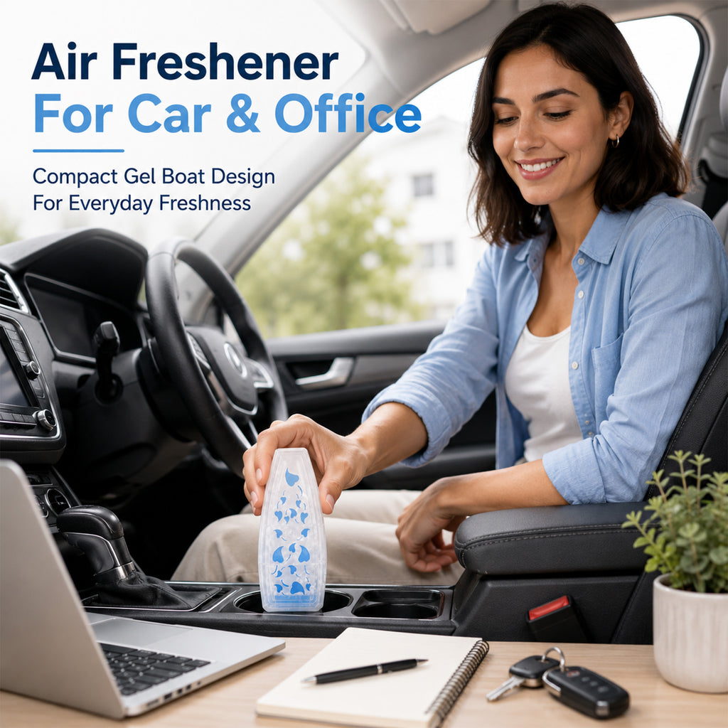 Air Freshener with 150g, Cotton, 12 Pack, 12pk, Gel Cotton Breeze Long Lasting Room - product gallery image 6