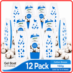 Air Freshener with 150g, Cotton, 12 Pack, 12pk, Gel Cotton Breeze Long Lasting Room