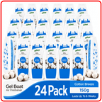 Air Freshener with 150g, Cotton, 24 Pack, 24pk, Gel Cotton Breeze Long Lasting Room
