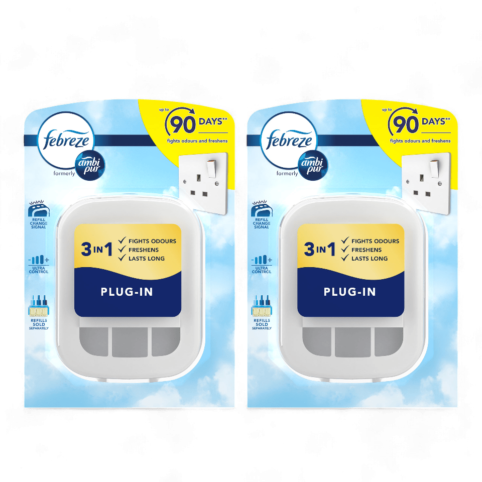 Air Freshener with 2 pack, Febreze Volution Plug-In Device only, Electric