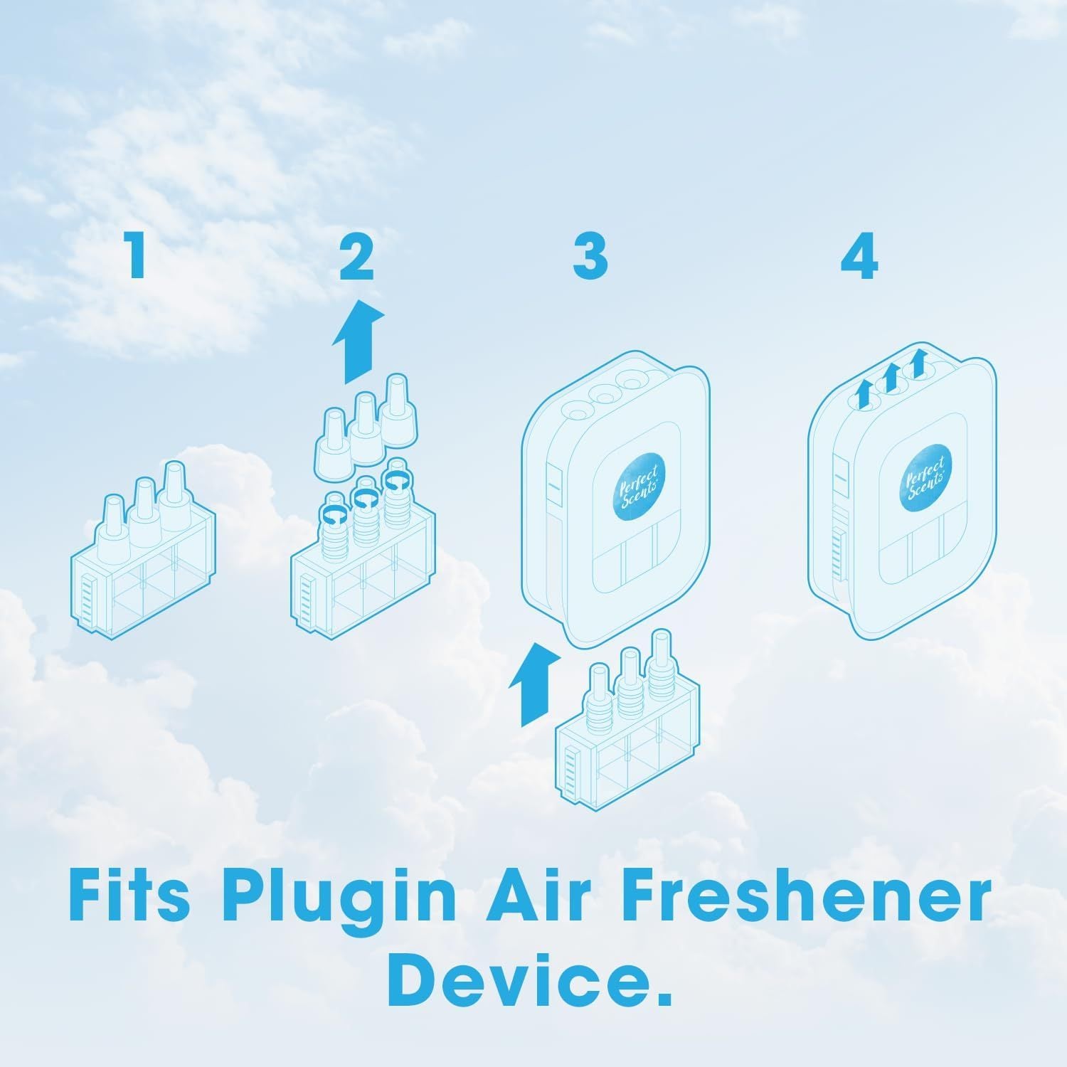 Air Freshener with 20ml, 6 Pack, Forest Pine, Scents Forest Pine Refill Plug-In Refills - product gallery image 2