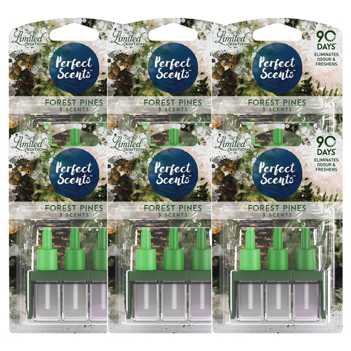 Air Freshener with 20ml, 6 Pack, Forest Pine, Scents Forest Pine Refill Plug-In Refills