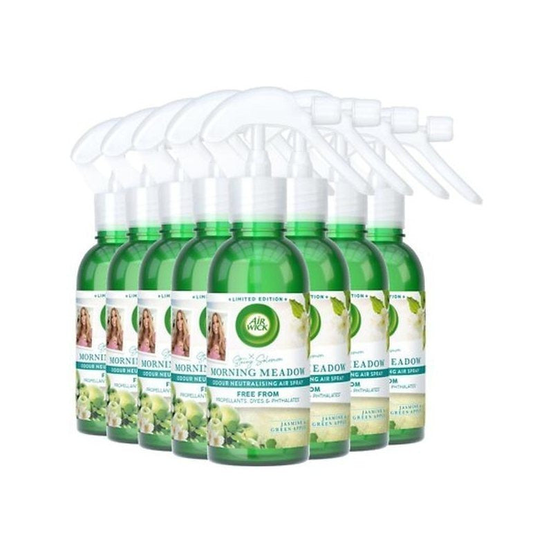 Air Freshener with 236ml, Pack of 8, Airwick Odour Neutralising Spray Fresh Morning