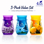 Air Freshener with 280g, 3 Pack, 4AS Beads Three Fragrances