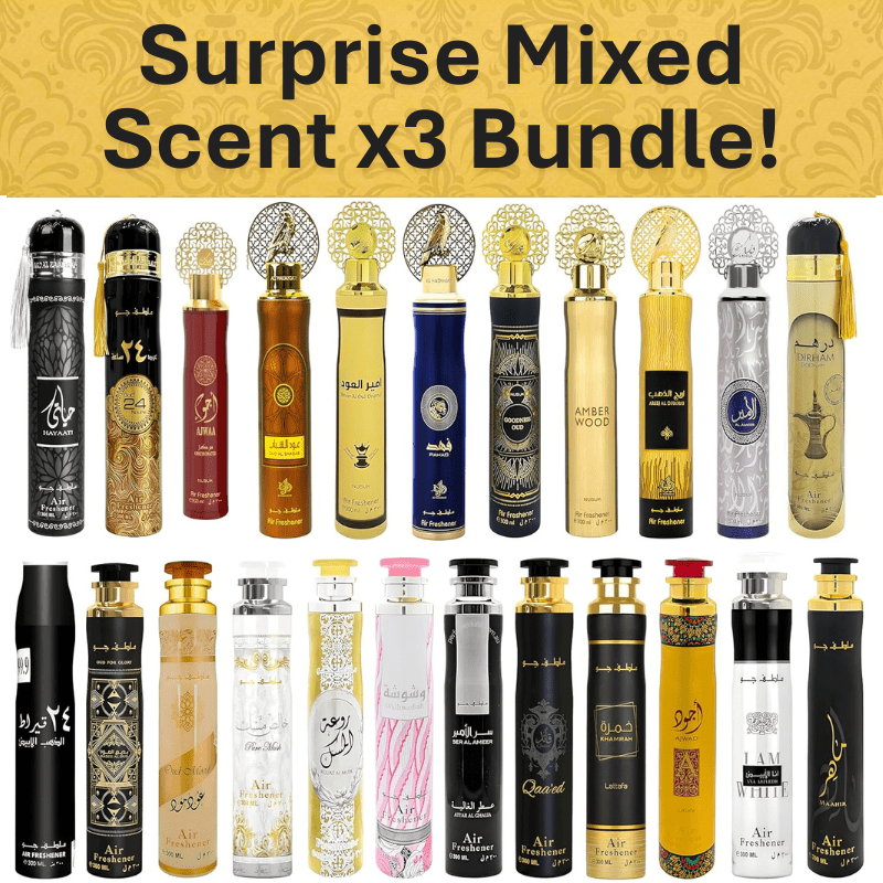 Air Freshener with 300ml, 3pcs, 3 Pack, 3pcs Dubai Fresheners Mixed Scent Bundle