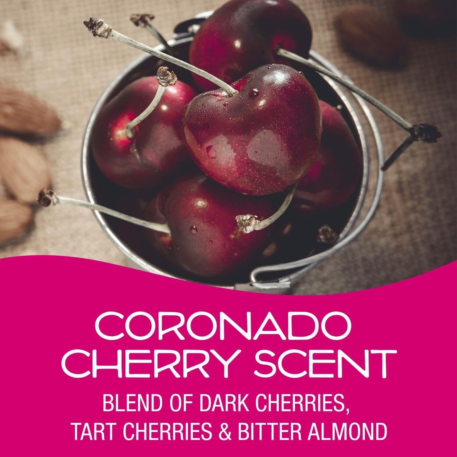 Air Freshener with 4 Pack, 4x California Scents Coronado Cherry Air Freshener - product gallery image 3
