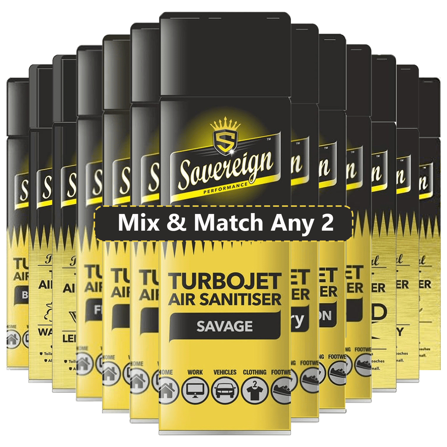 Air Freshener with 500 ml, Sovereign Mix & Match Air Freshener Bundle
