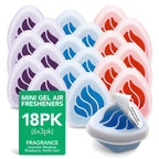 Air Freshener with 60g, 18 Pack, Mini Solid Gel Long-Lasting Room Bathroom