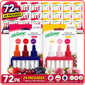 Air Freshener with 72pk-Mixed Fragrance Plug-In Refills 72-Pack