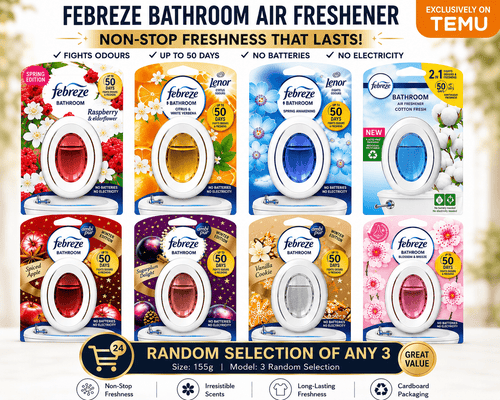 Air Freshener with Cotton, Random selection of Fresh Febreze Bathroom - product gallery image 2