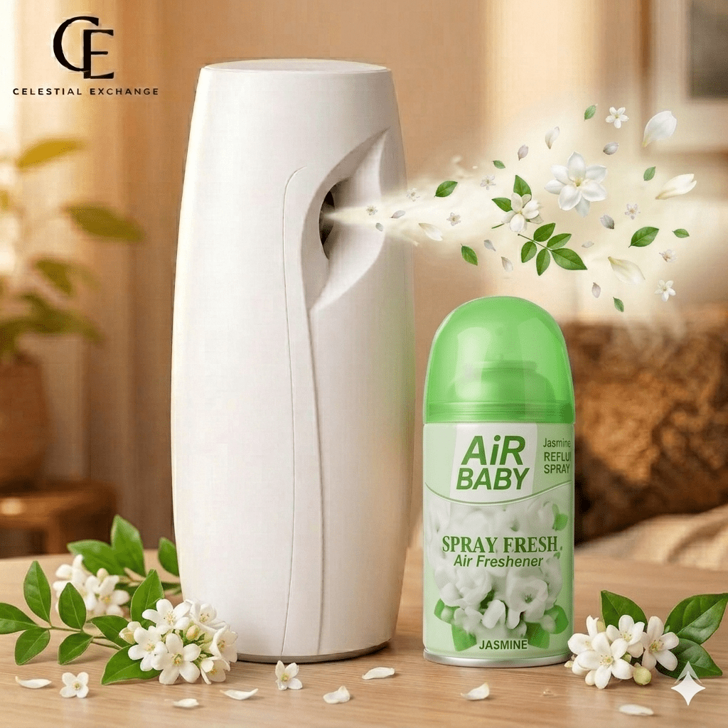 Air Freshener with Wall-Mounted, 3 Sprays & 1 Dispenser - product gallery image 3