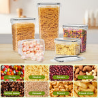 Air-tight Crisper with Lid with Plastic, 84pcs, 48/46/12/60/84pcs Air-tight Label Marker - product gallery image 2