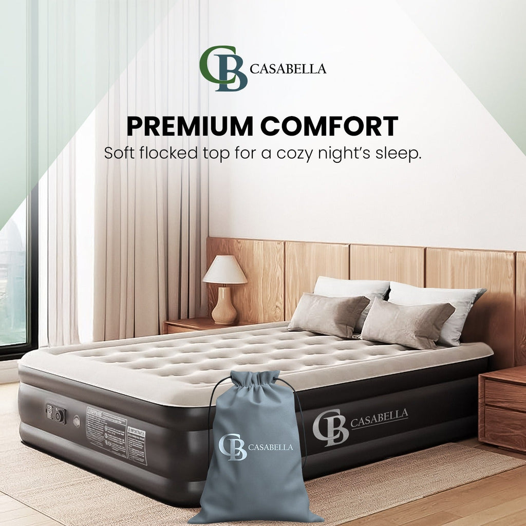 Airbed with Foldable, Waterproof, Casabella Built-In Electric Pump - product gallery image 2