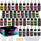 Airbrush Paint with 20ml, Acrylic, Water-Based Acrylic or Colours Thinner Bottles