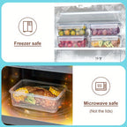 Airtight Food Container Set with 48 Pieces, Stackable Containers or Pieces - product gallery image 10