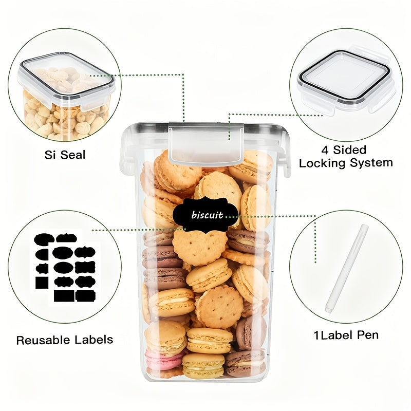 Airtight Food Container Set with 48 Pieces, Stackable Containers or Pieces - product gallery image 21