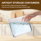 Airtight Food Container Set with 48 Pieces, Stackable Containers or Pieces - product gallery image 22