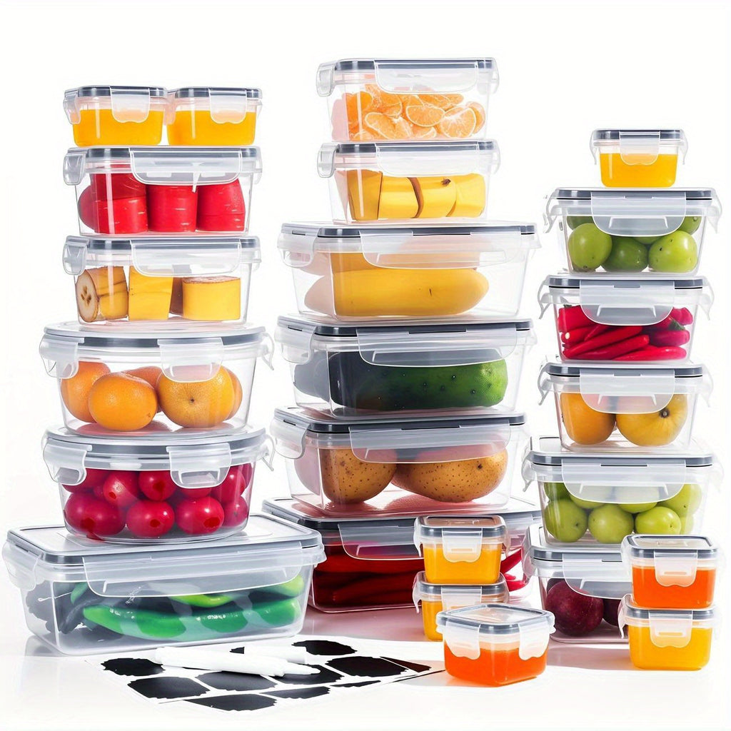 Airtight Food Container Set with 48 Pieces, Stackable Containers or Pieces - product gallery image 23
