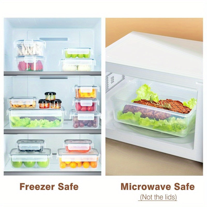 Airtight Food Container Set with 48 Pieces, Stackable Containers or Pieces - product gallery image 6