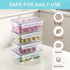 Airtight Food Container Set with 48 Pieces, Stackable Containers or Pieces - product gallery image 9