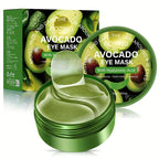 Aloe Vera+Avocado Eye Serum Cream with 60pcs, 80g for practical home use - 80g option