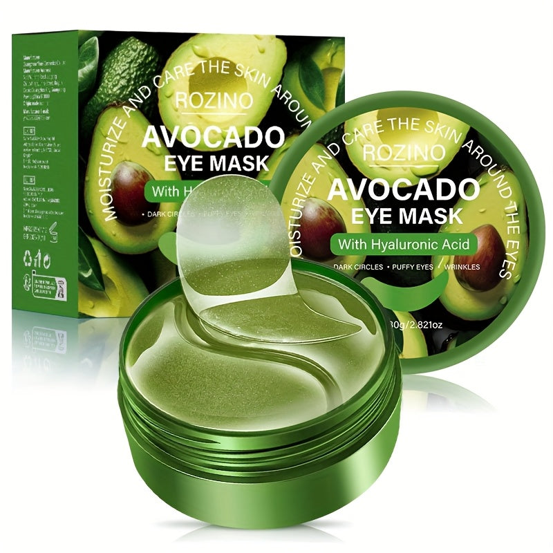 Aloe Vera+Avocado Eye Serum Cream with 60pcs, 80g for practical home use - 80g option