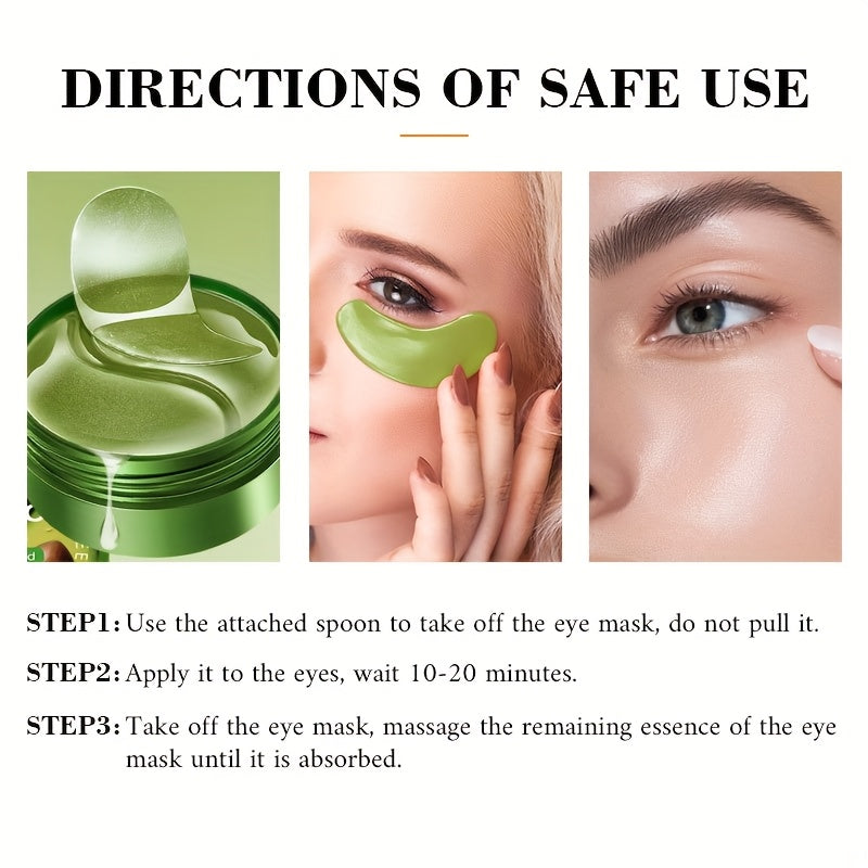 Aloe Vera+Avocado Eye Serum Cream with 60pcs, 80g for practical home use - product gallery image 4