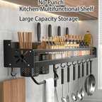 Aluminium Wall-Mounted Kitchen Storage with 1pcs for kitchens - product gallery image 5