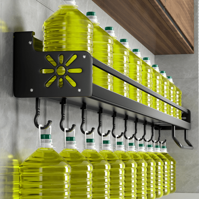 Aluminium Wall-Mounted Kitchen Storage with 1pcs for kitchens - product gallery image 6