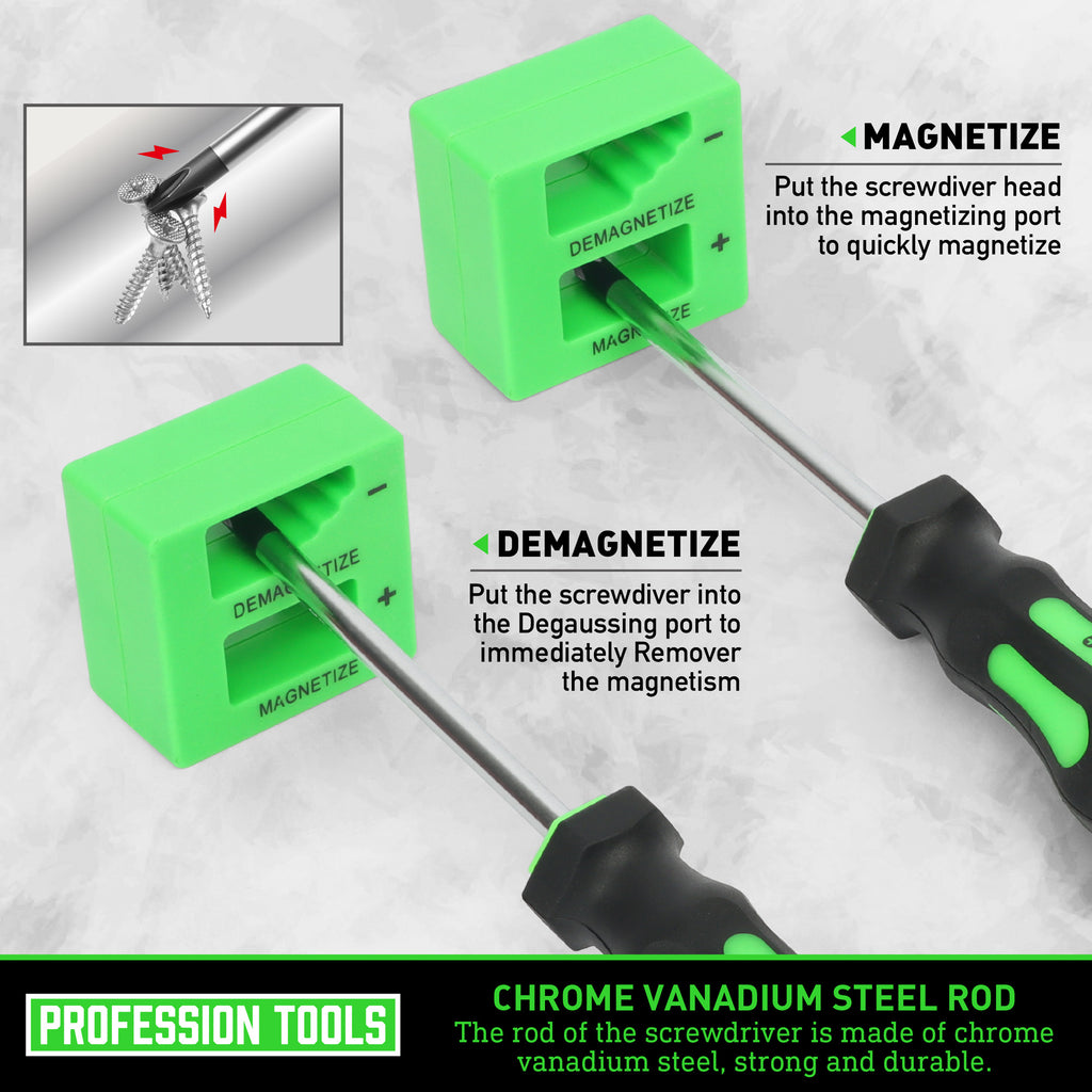 Amartisan 43pcs Magnetic Screwdriver Set with Case, Chrome Vanadium Steel, Includes - product gallery image 9