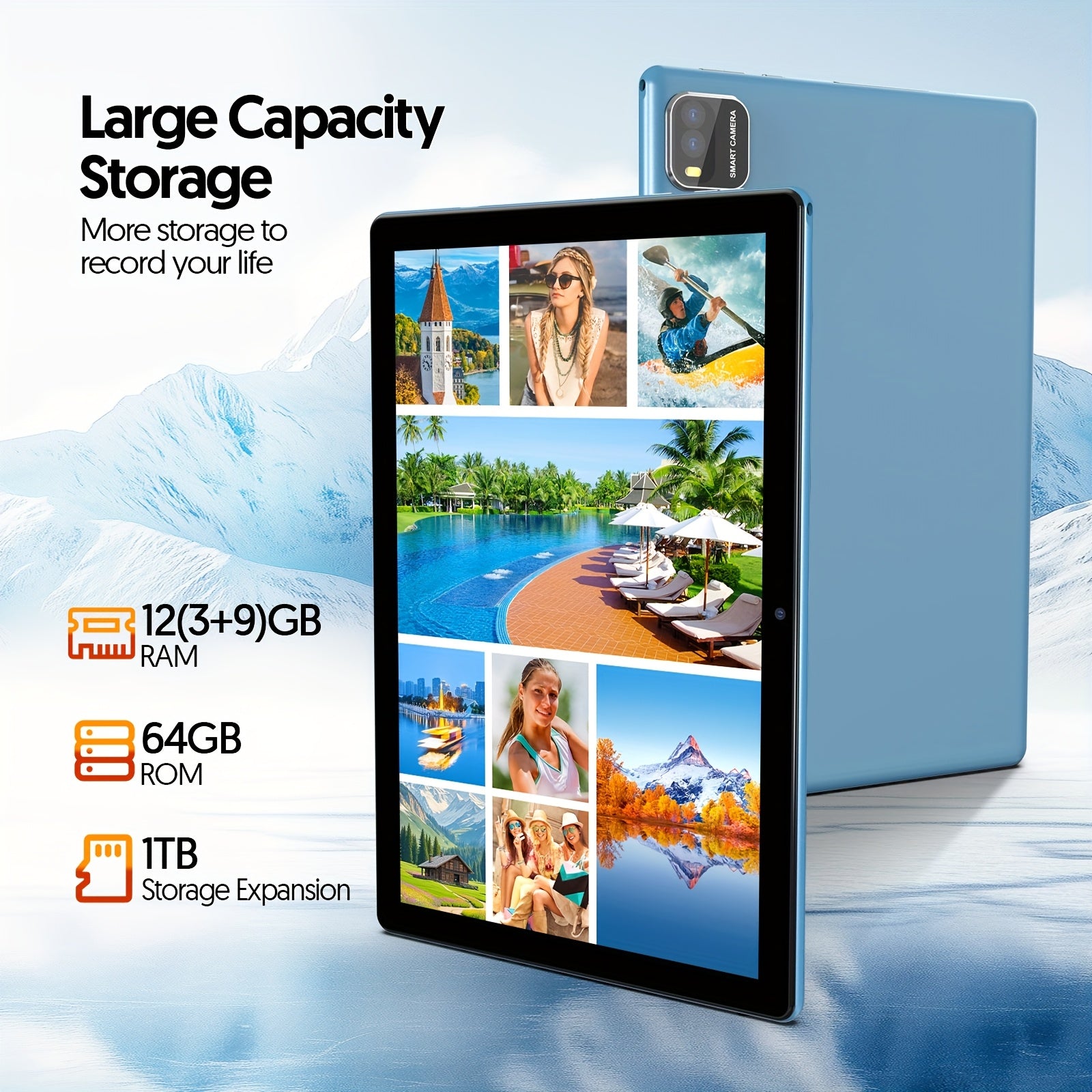 Android Tablet 10.1 Inch 12GB RAM 64GB ROM with 3GB+64GB - product gallery image 5