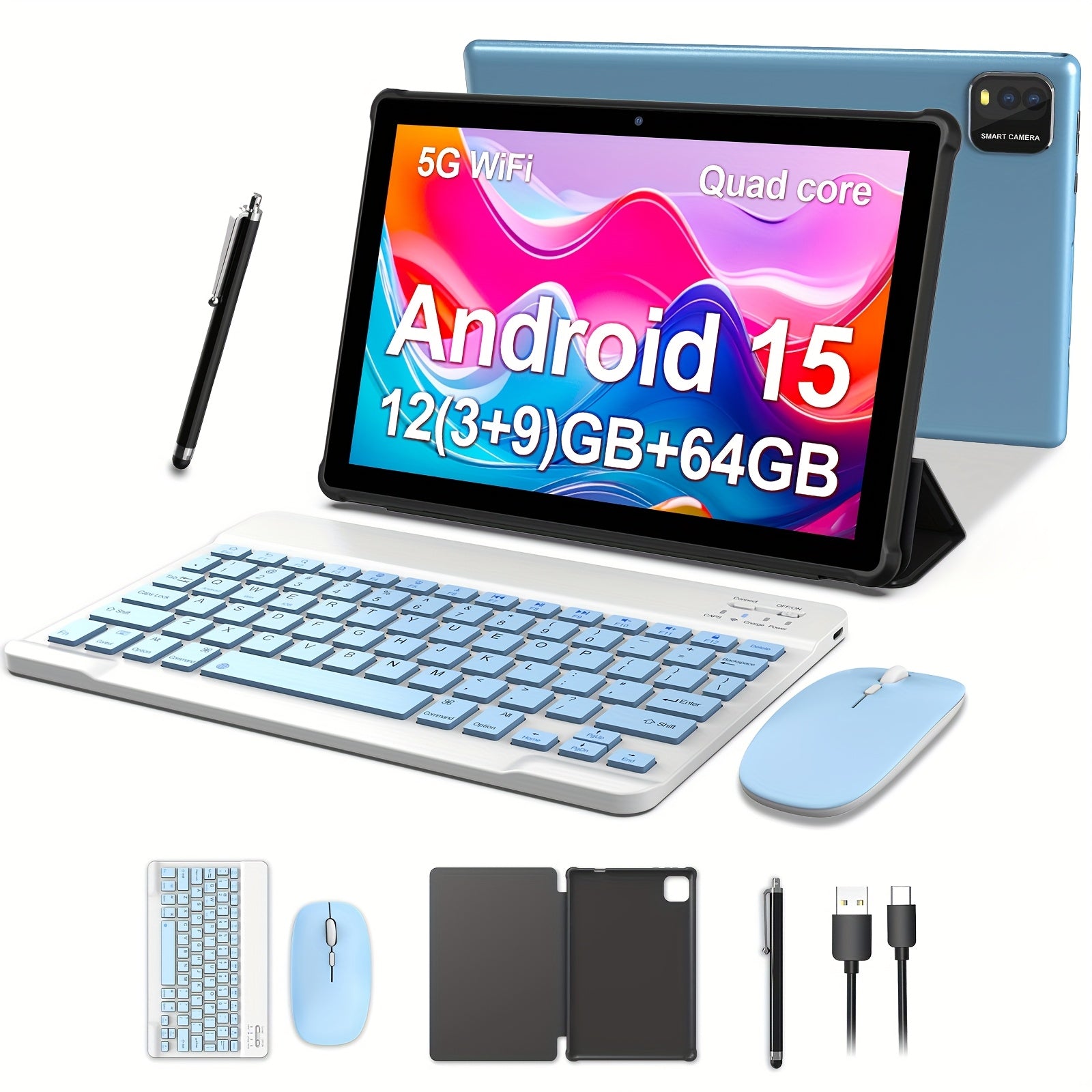 Android Tablet 10.1 Inch 12GB RAM 64GB ROM with 3GB+64GB