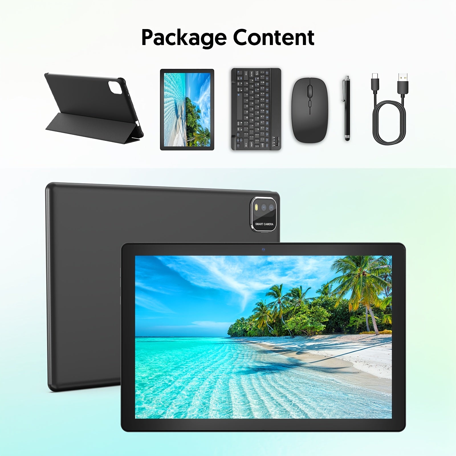 Android Tablet 10.1 Inch 12GB RAM 64GB ROM with Wireless, Leather - product gallery image 9