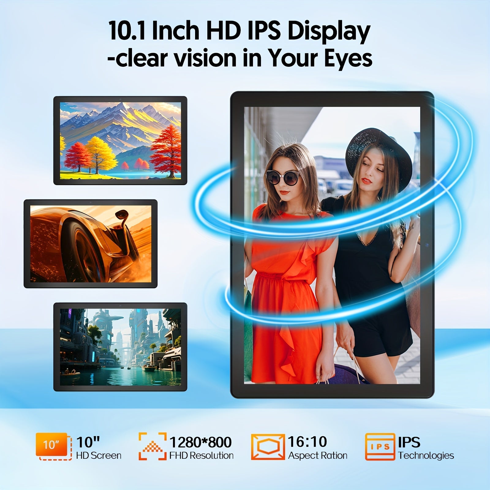 Android Tablet 12GB RAM 64GB ROM 1TB Expandable with Wireless, 3GB+64GB - product gallery image 3