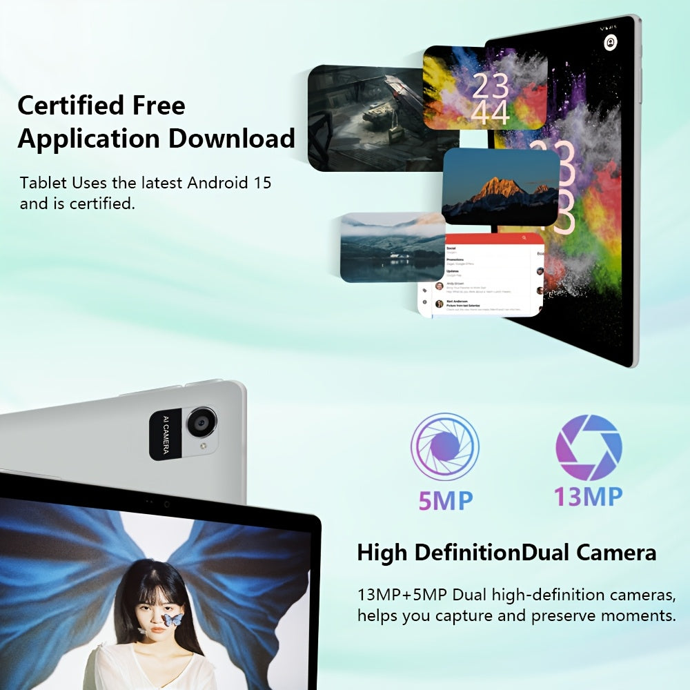 Android Tablet CRELANDER 2-in-1 12GB RAM 128GB ROM with Wireless - product gallery image 3