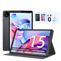 Android Tablet CRELANDER 2-in-1 8.68 Inch Keyboard 16GB with Wireless, 128GB - Gray Case, 6GB+128GB option