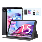 Android Tablet CRELANDER 2-in-1 8.68 Inch Keyboard 16GB with Wireless, 128GB - Gray Case, 6GB+128GB option