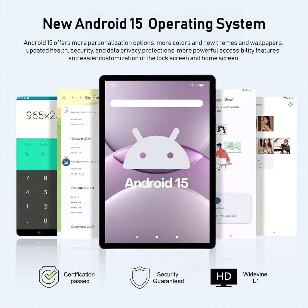 Android Tablet CRELANDER 8.68 Inch 16GB RAM 128GB for travel - product gallery image 5