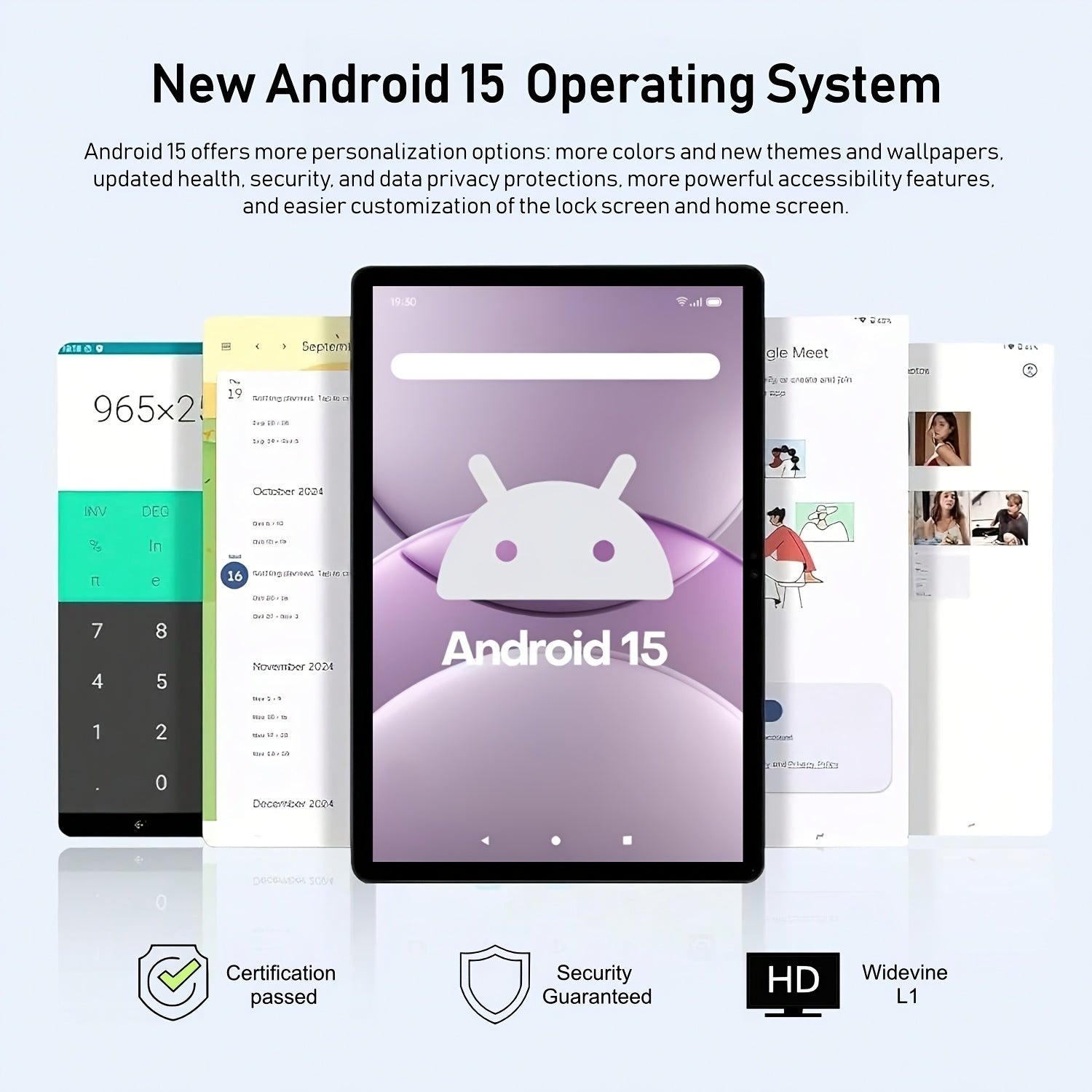 Android Tablet CRELANDER 8.68 Inch 16GB RAM 128GB for travel - product gallery image 5
