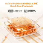 Android Tablet CRELANDER 8.68 Inch 16GB RAM 128GB for travel - product gallery image 6