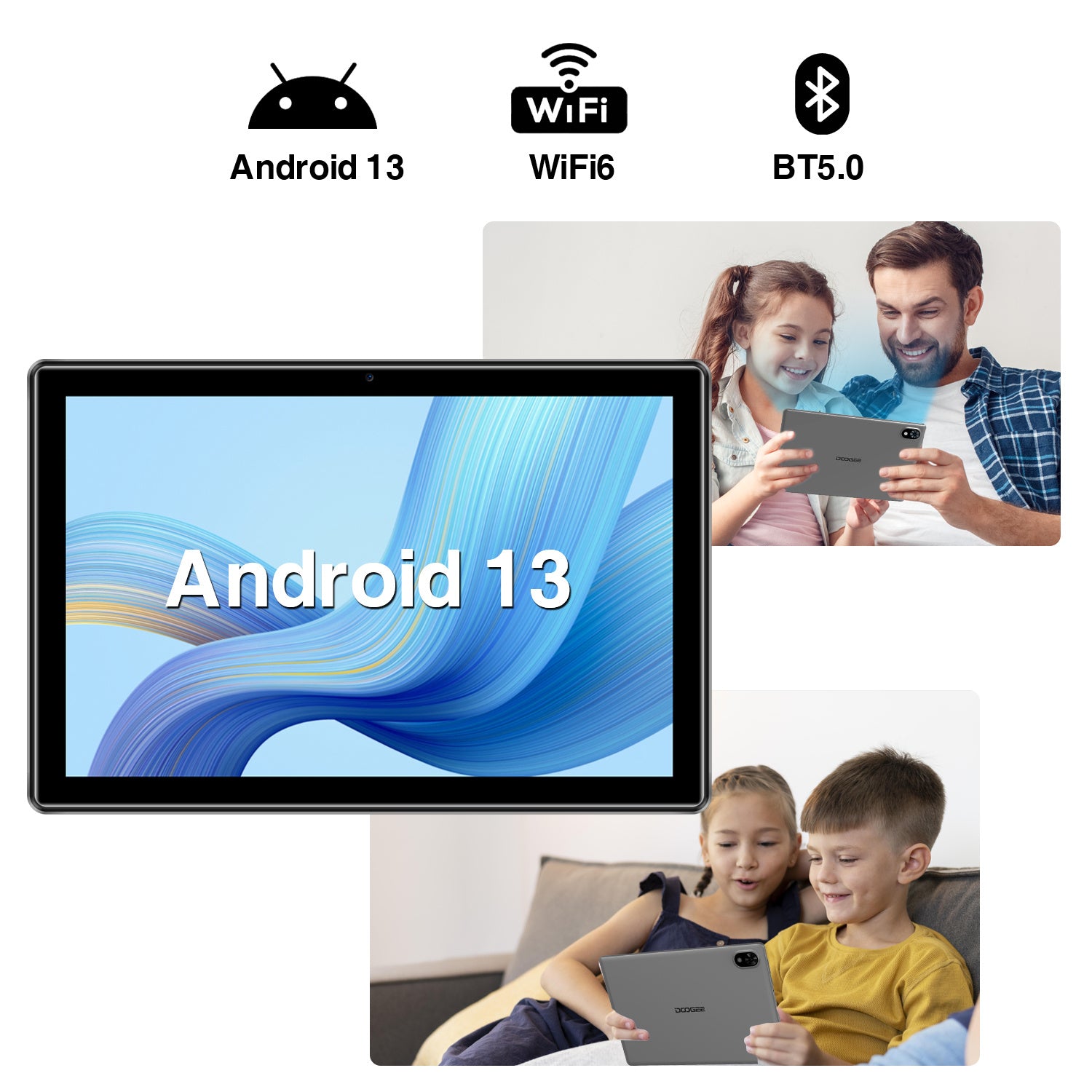 Android Tablet DOOGEE U9 10.1 Inch 7GB RAM with Wireless, Lockable - product gallery image 4