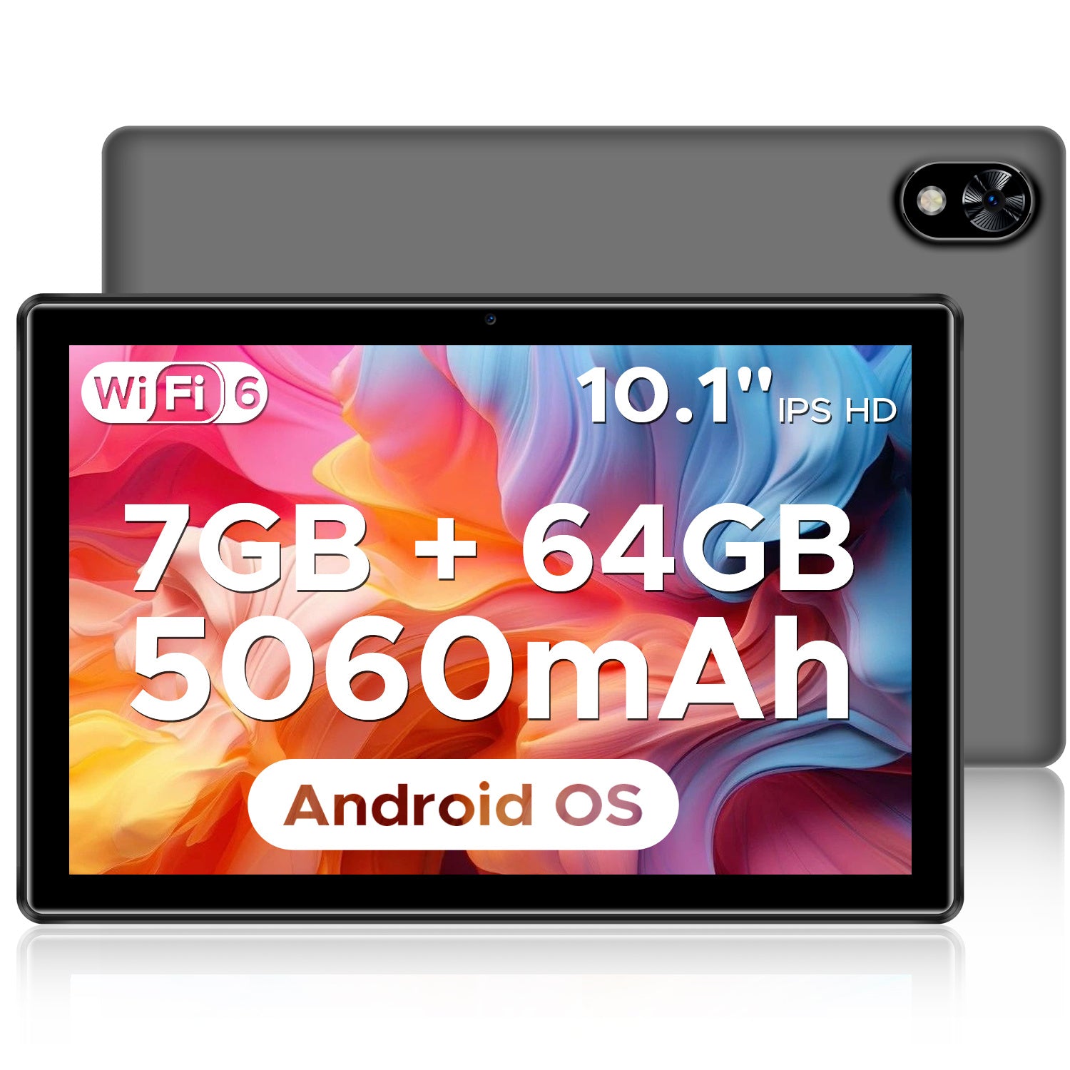 Android Tablet DOOGEE U9 10.1 Inch 7GB RAM with Wireless, Lockable - Gray option