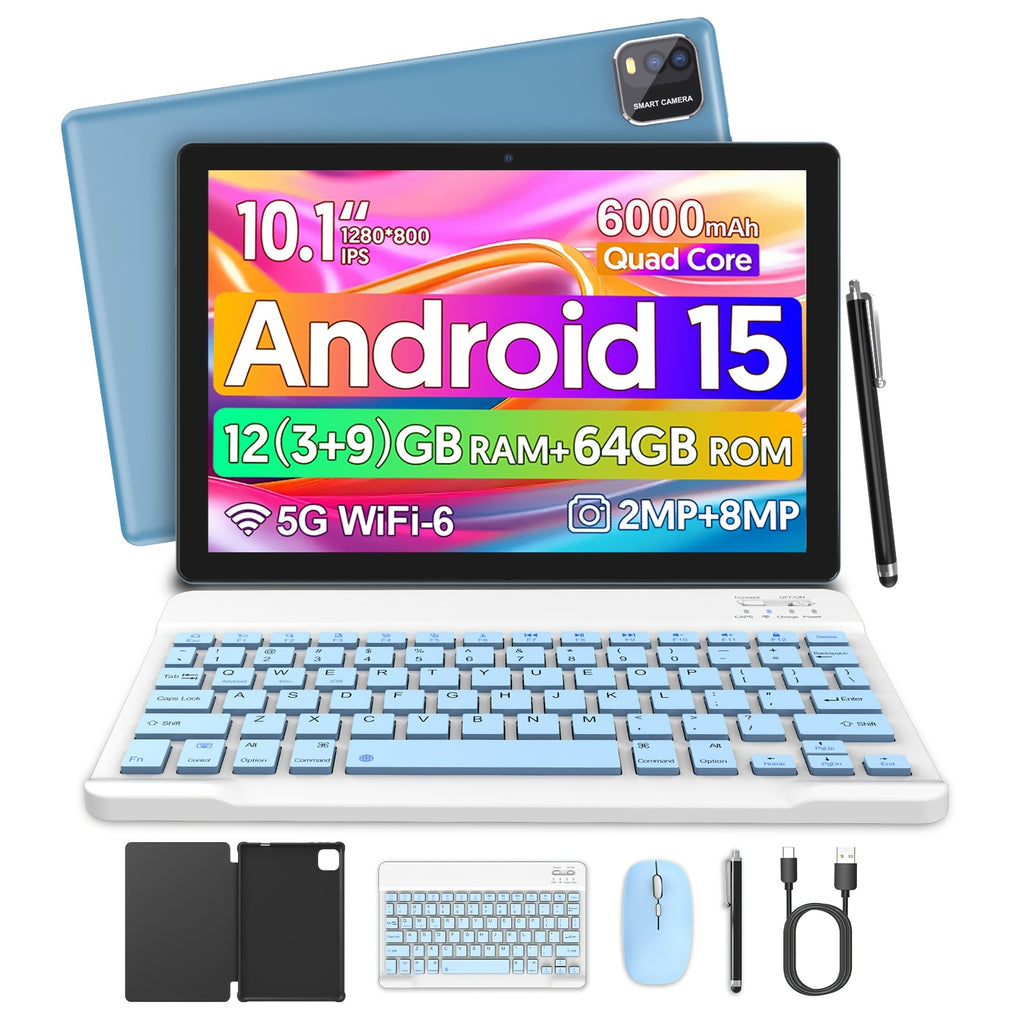 Android Tablet Inch 12GB RAM 64GB ROM 1TB with Wireless