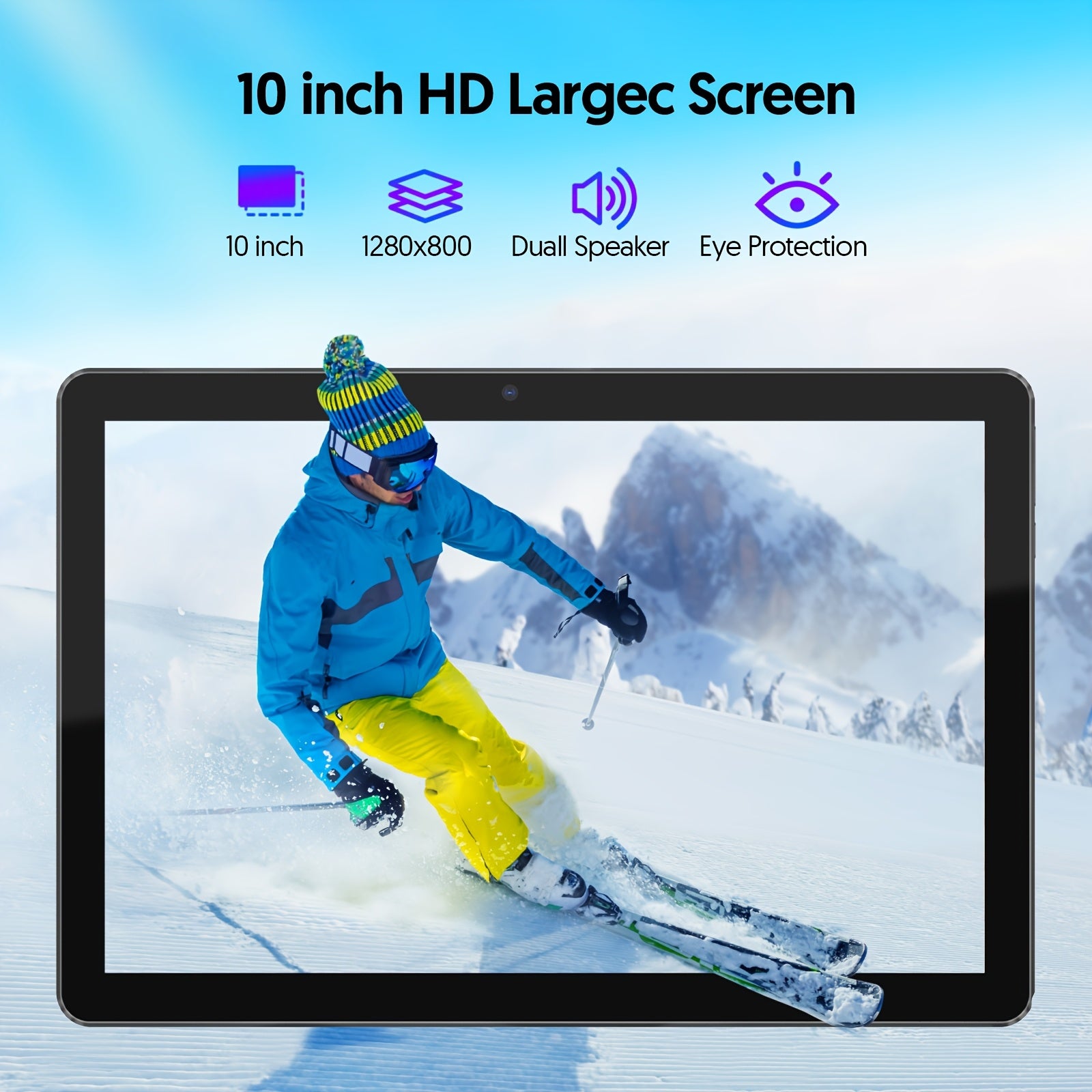 Android Tablet Inch 2-in-1 Keyboard Case Stylus 7GB with Wireless, 64GB - product gallery image 4